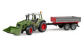 Bruder 02182 Fendt Vario 211 with Front Loader and Tipping Trailer 24.12.8