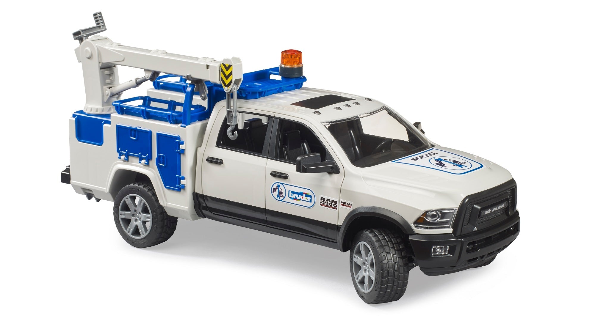 Bruder 02509 Ram 2500 Service Truck with Rotating Beacon 20.12.8