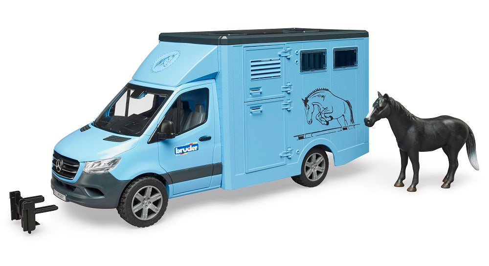 Bruder 02674 Mercedes-Benz Sprinter Animal Transporter with 1 Horse 20.12.8