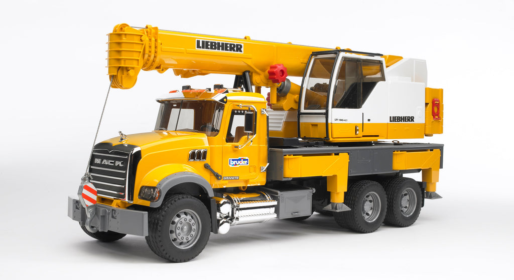 Bruder 02818 Mack Granite Liebherr Crane Truck 28.12.10
