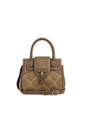 Mini Windsor - Quilted Tan Suede