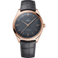 Omega De Ville Tresor Grey Dial Rose Gold