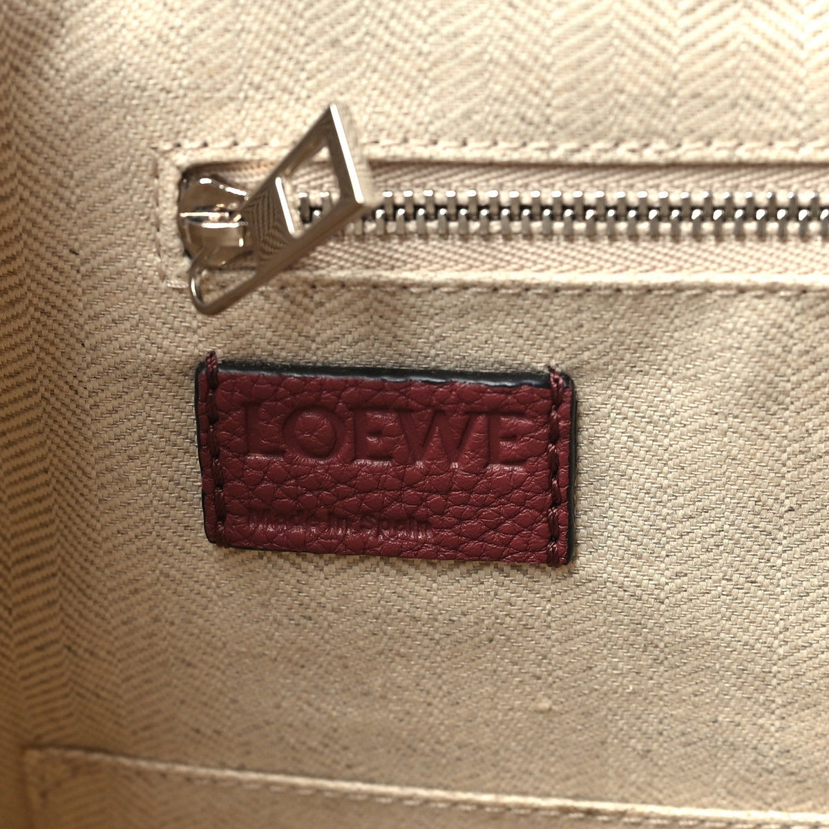 Calfskin Goya Backpack Burgundy