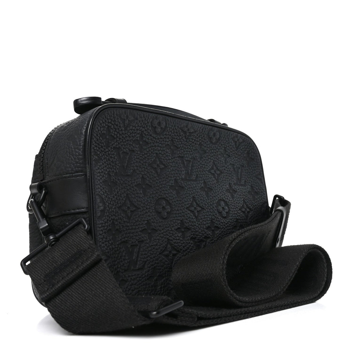 Taurillon Monogram S Lock Messenger Black