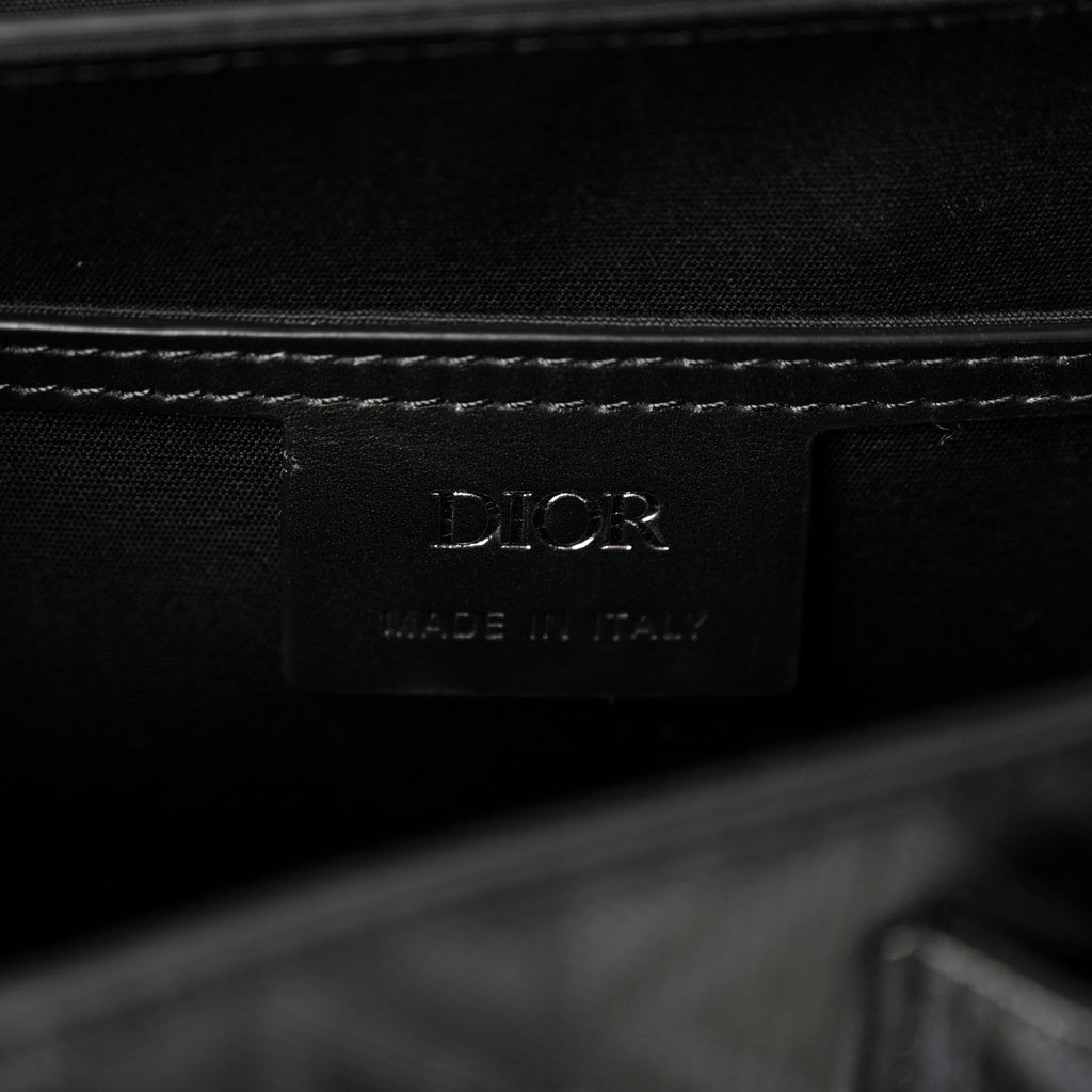 Coated Canvas CD Diamond Hit The Road Bag Black
