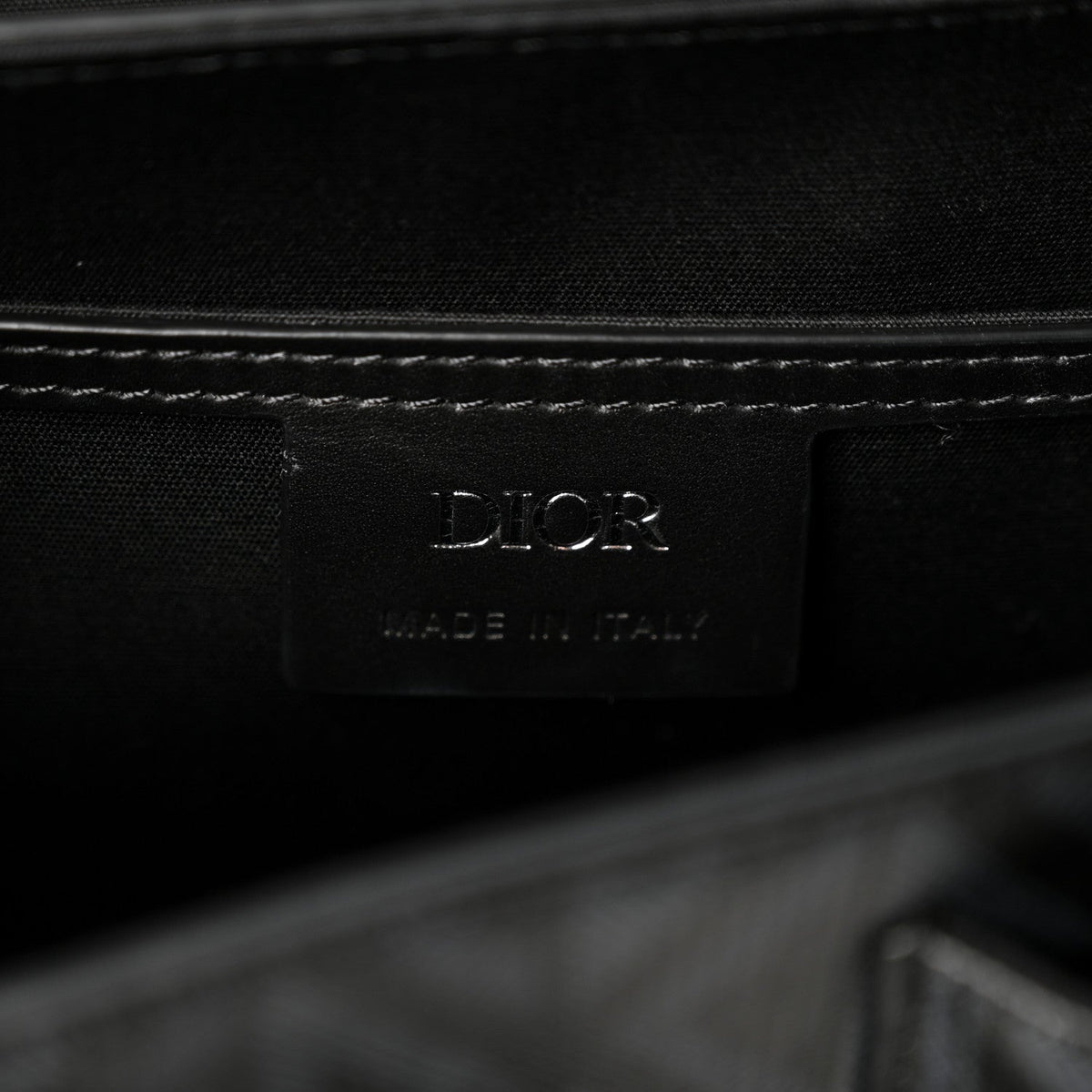 Coated Canvas CD Diamond Hit The Road Bag Black