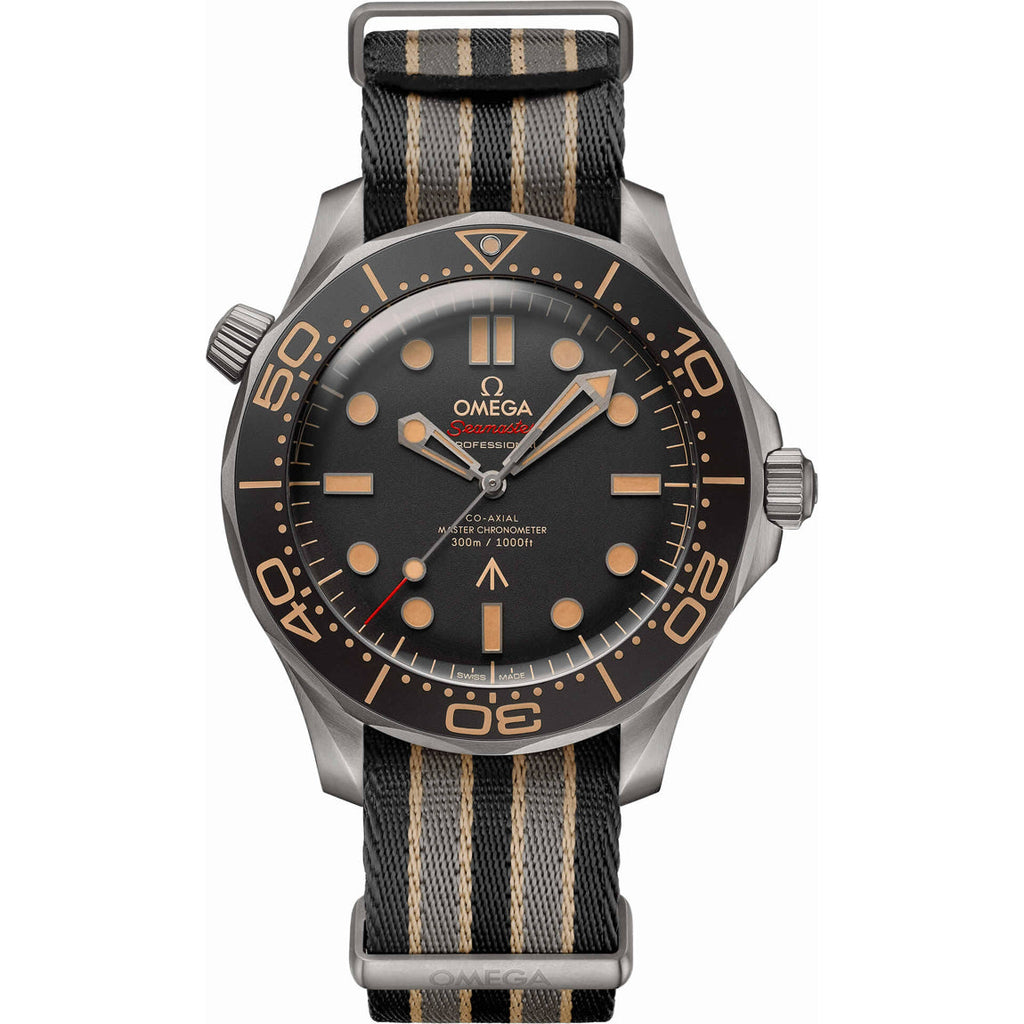Omega Seamaster Diver 300m 007 James Bond Edition on NATO Strap