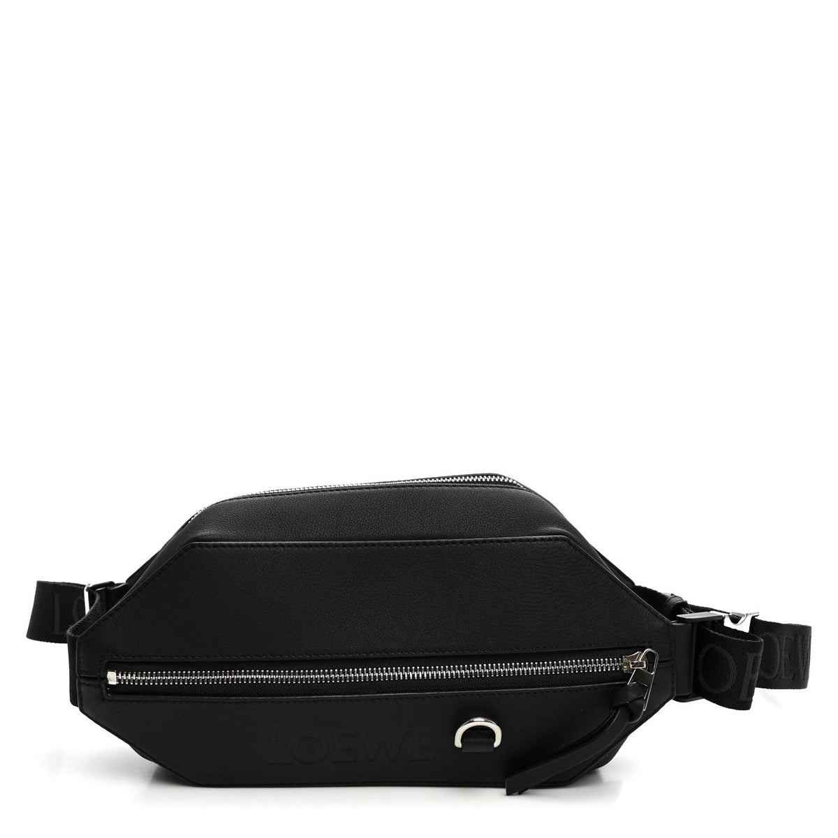 Classic Calfskin Convertible Sling Bag Black