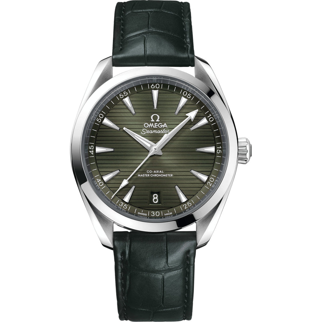 Omega Aqua Terra 150M Green Dial on Strap