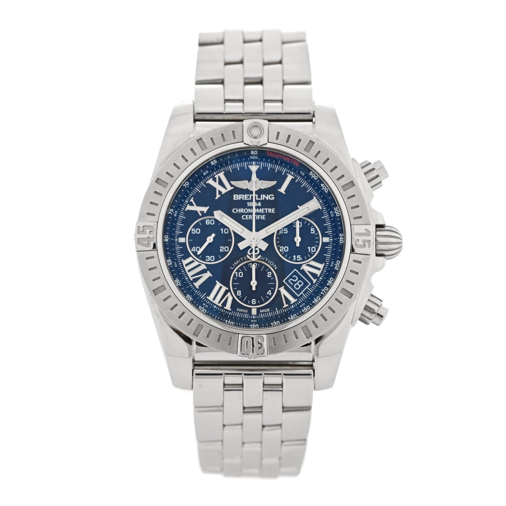 Stainless Steel 44mm Chronomat Airborne Automatic Watch Black AB0115