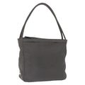 PRADA Tote Bag Nylon Green Silver Auth 197606