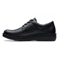 Clarks Nature II Black Grained Leather - Men's