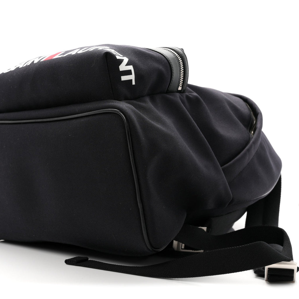 Canvas Logo City Backpack Black