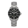 Stainless Steel 41mm Aquaracer 300M Automatic Watch Black WAY211A-1