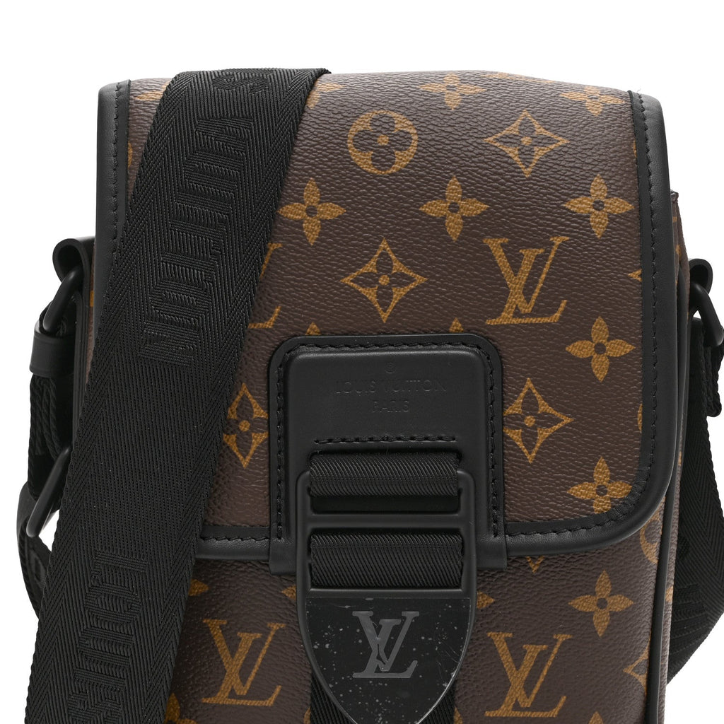 Monogram Macassar Archy Messenger PM