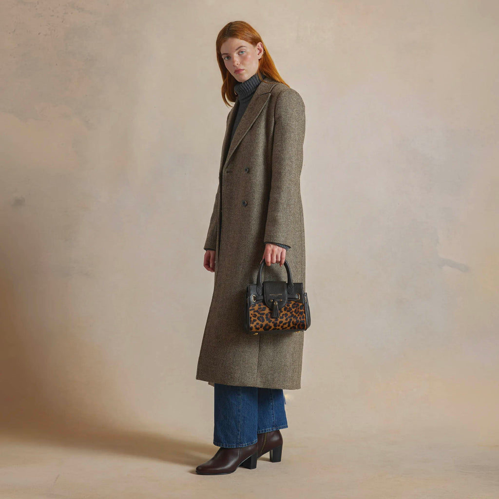 Mini Windsor Handbag - Leopard Haircalf