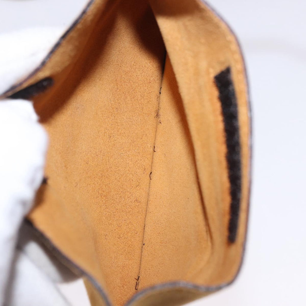 PRADA Hand Bag Suede Beige Auth 202880