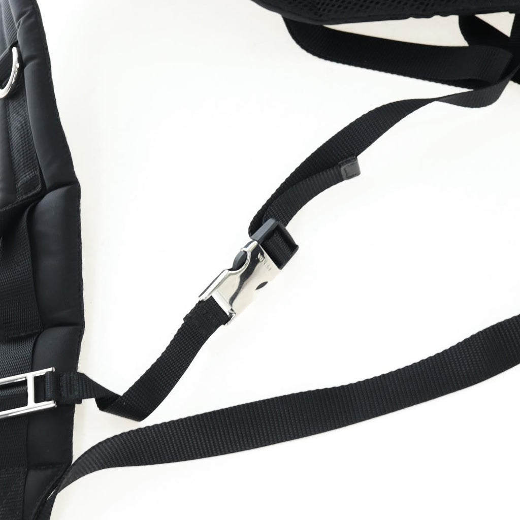 PRADA Frankenstein Backpack Nylon Black Purple Auth 203108M