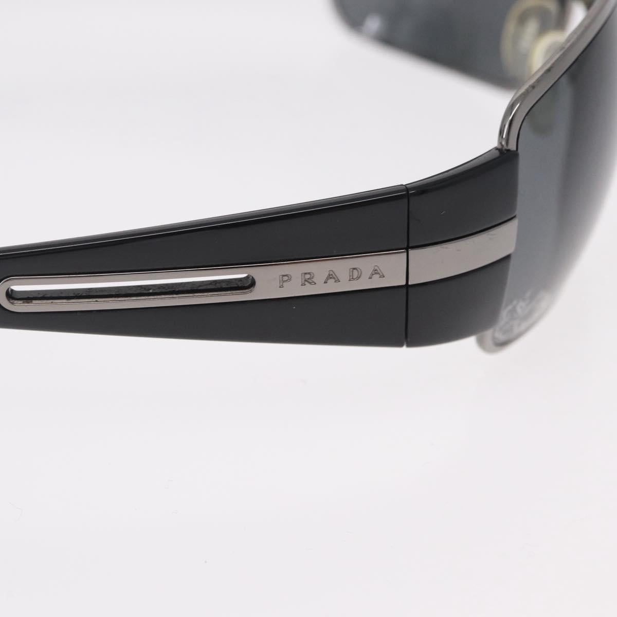 PRADA Sunglasses Plastic Black Auth 203806