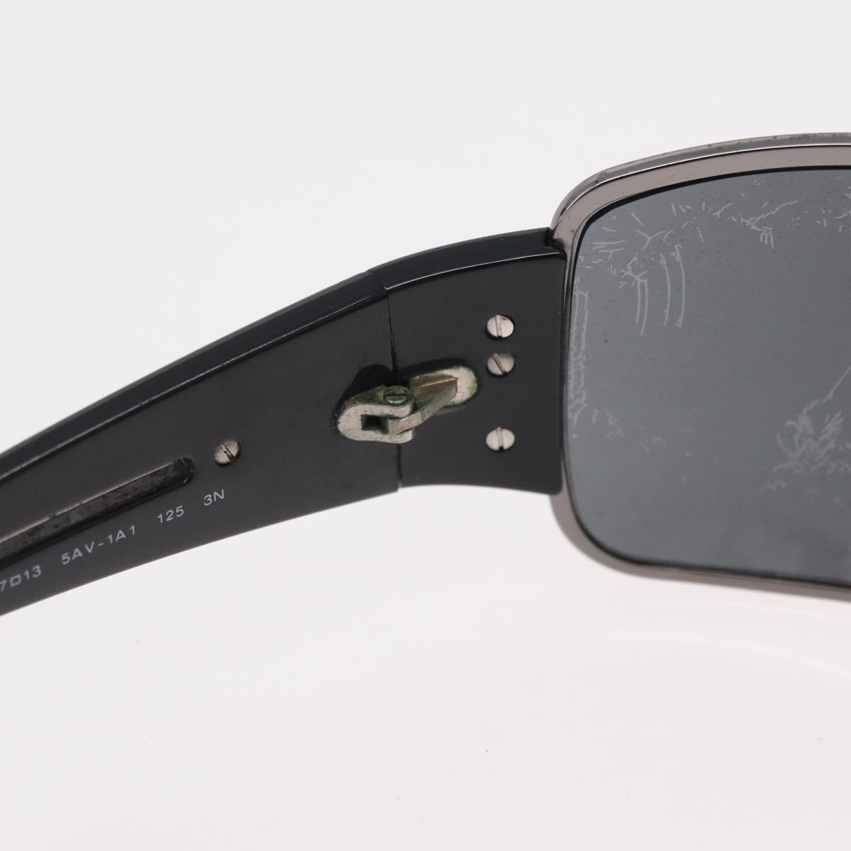 PRADA Sunglasses Plastic Black Auth 203806