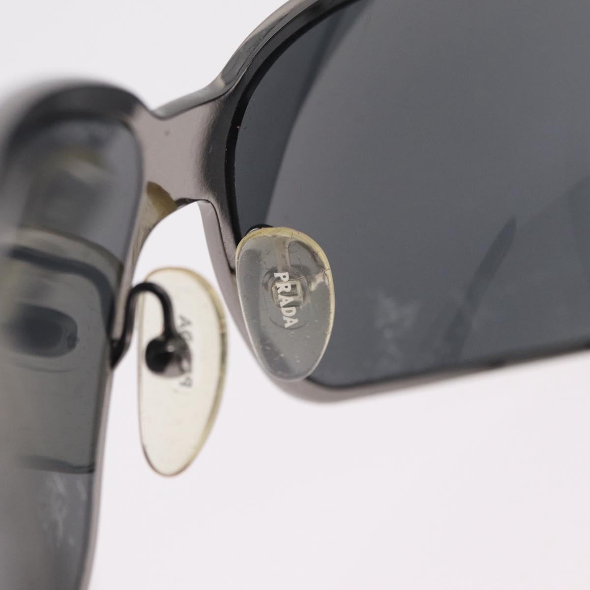 PRADA Sunglasses Plastic Black Auth 203806