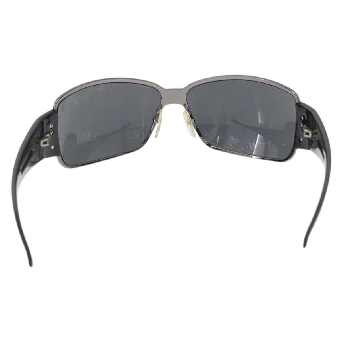 PRADA Sunglasses Plastic Black Auth 203806