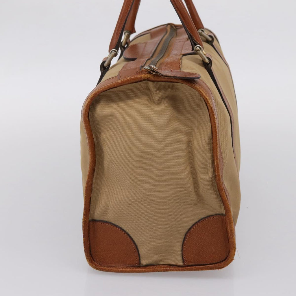 GUCCI GG Canvas Web Sherry Line Hand Bag 2 Set Beige Auth 207453