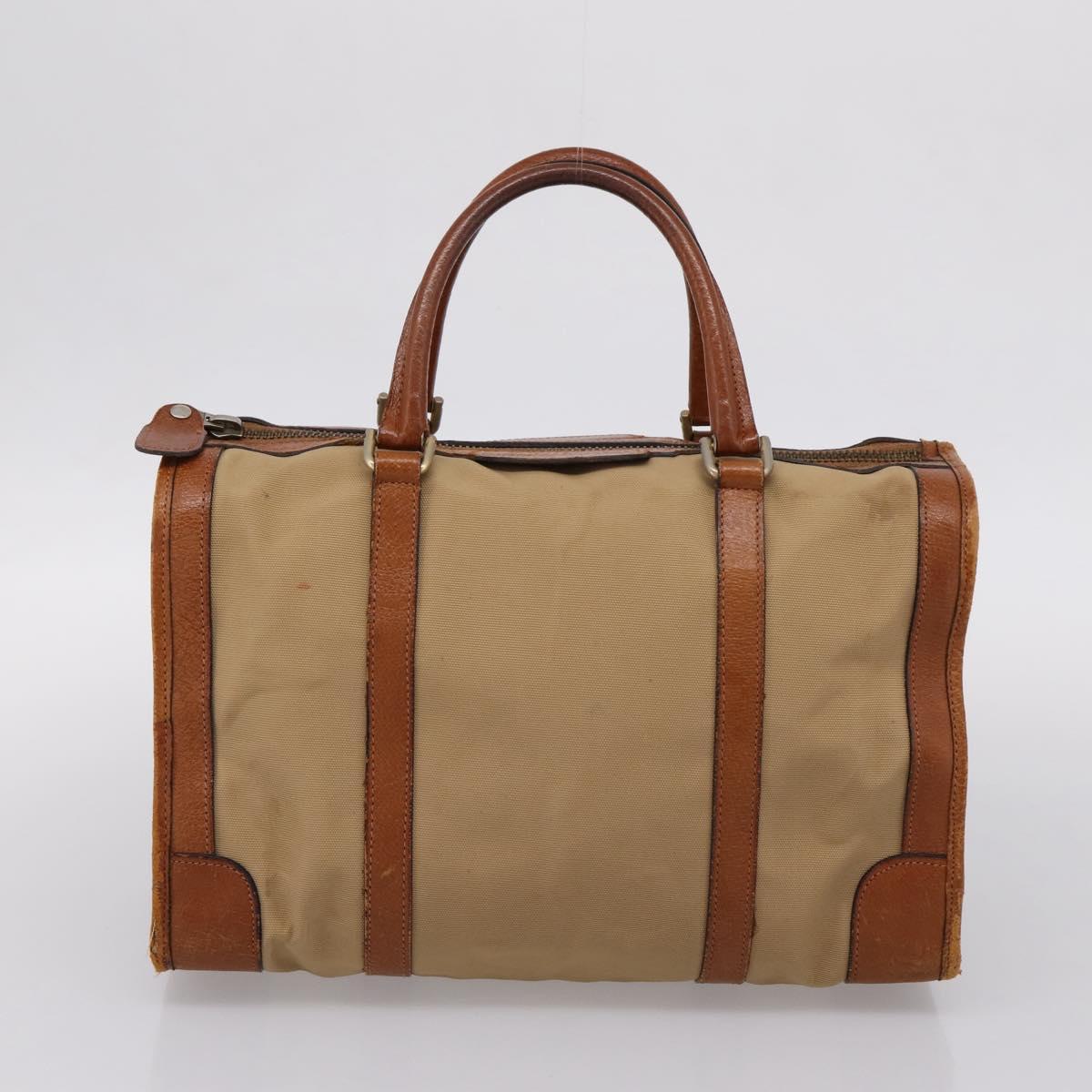 GUCCI GG Canvas Web Sherry Line Hand Bag 2 Set Beige Auth 207453