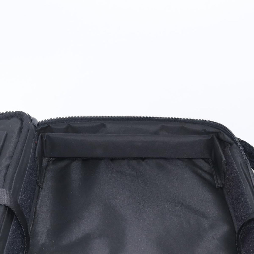 PRADA Business Bag Nylon 2way Black Silver Auth 208691A