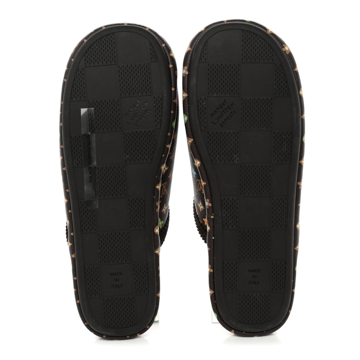 X TYLER THE CREATOR Monogram Craggy LV Palace Mens Slippers 9 Mocha