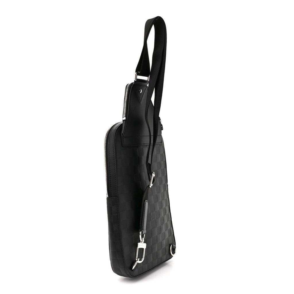 Damier Infini Avenue Sling Bag NM Onyx
