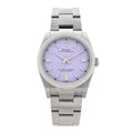 Stainless Steel 36mm Oyster Perpetual Watch Lavender 126000