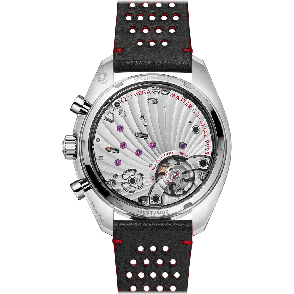 Omega Speedmaster Chronoscope 43mm Silver & Black Dial on Strap