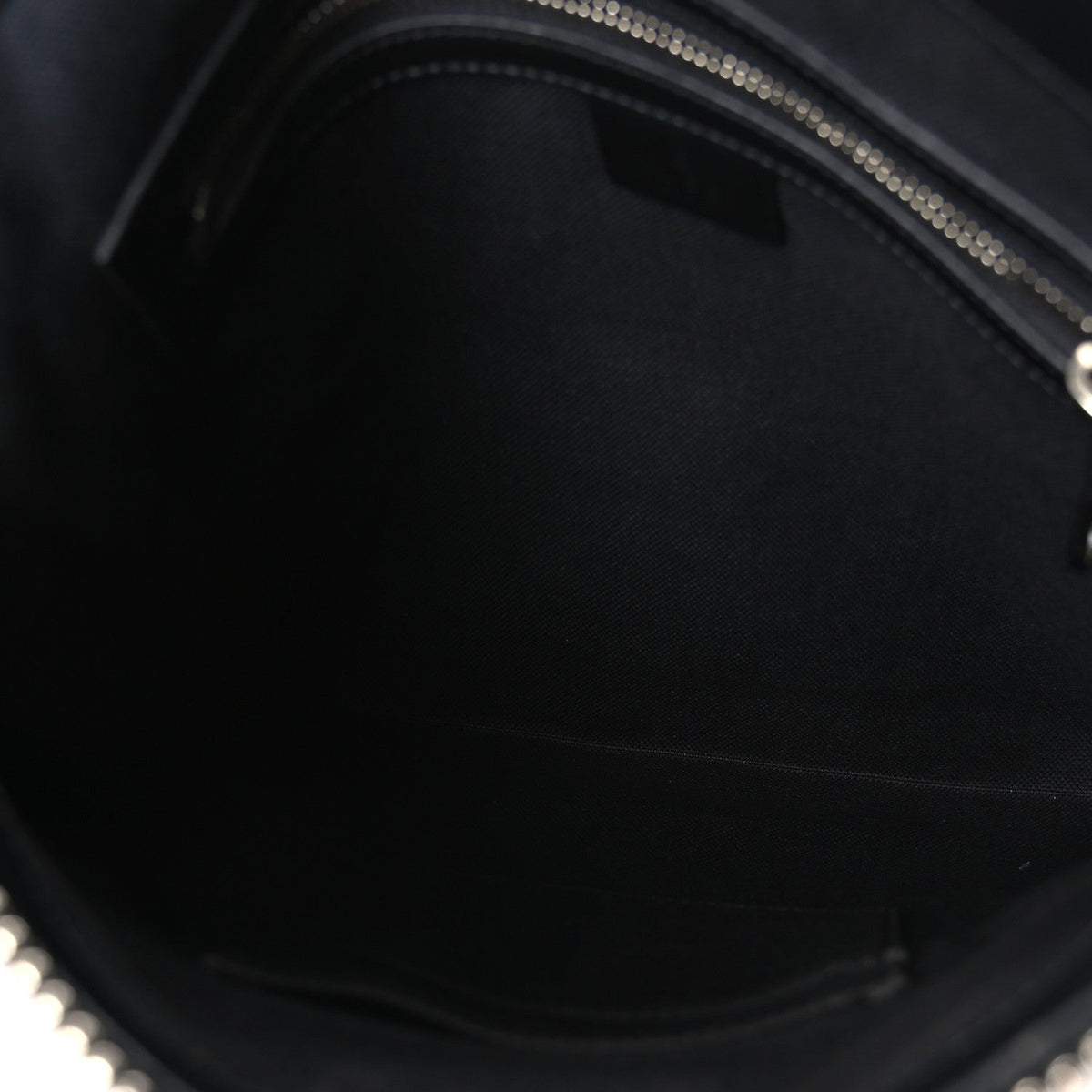 GG Supreme Monogram Appia Calfskin Web Flat Messenger Bag Black Grey