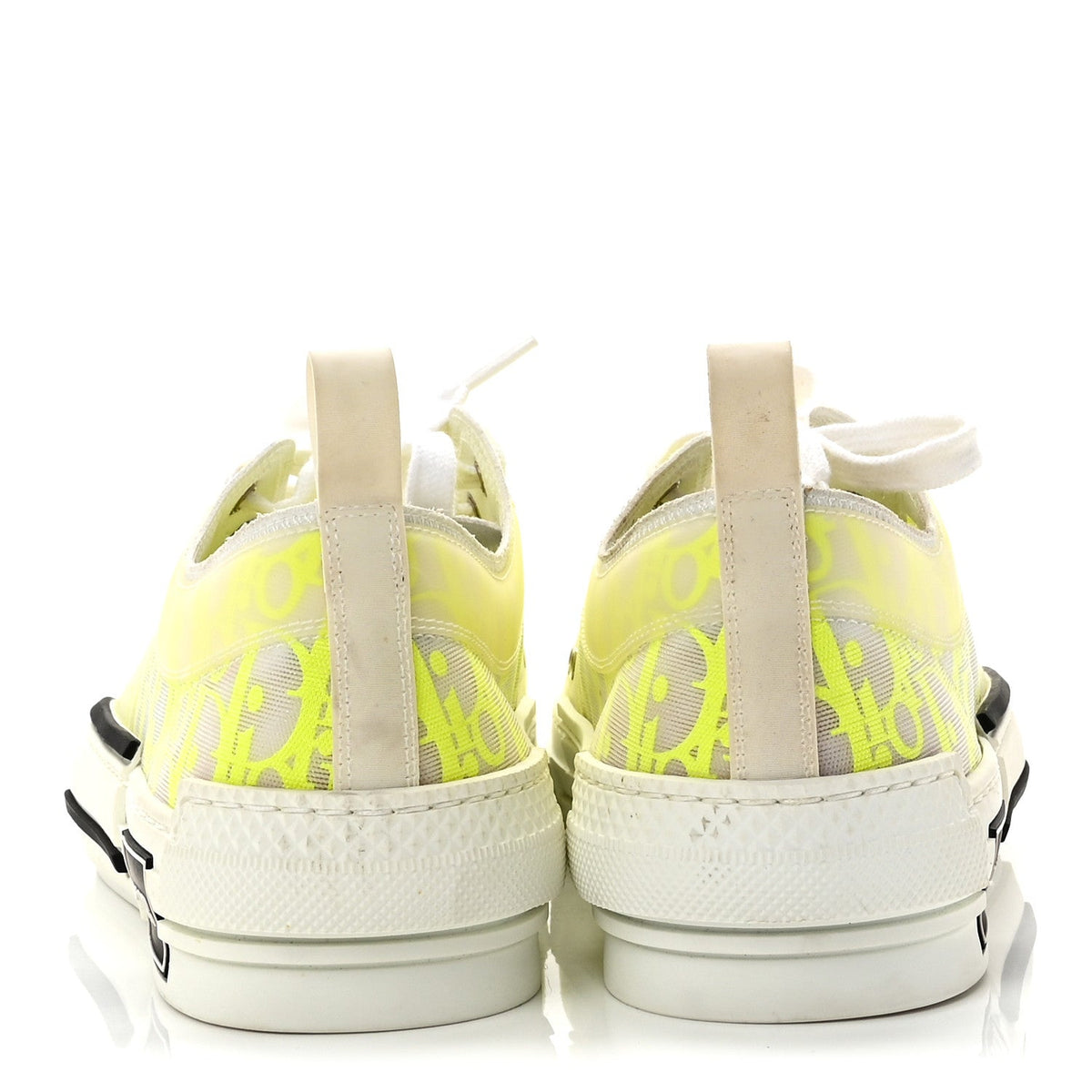 Technical Canvas Oblique Mens B23 Low Top Sneaker 42 Yellow