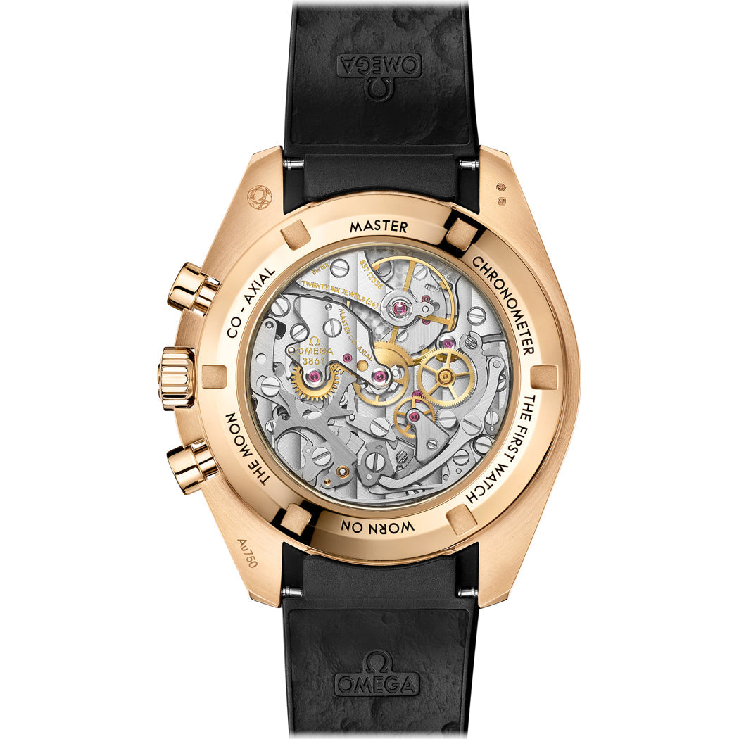 Omega Speedmaster Moonwatch Professional Master Chronometer Moonshine Gold Dial on Strap