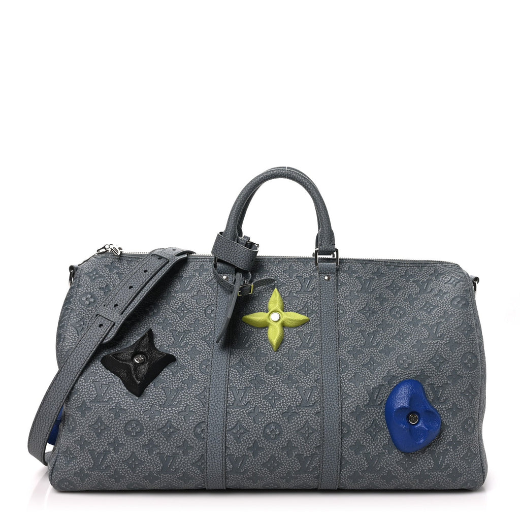 Taurillon Monogram Climbing Keepall Bandouliere 50 Granite