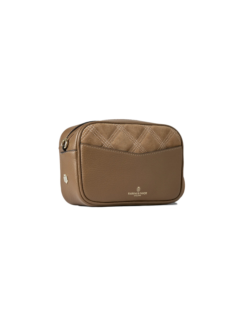 Farnham - Quilted Tan Suede
