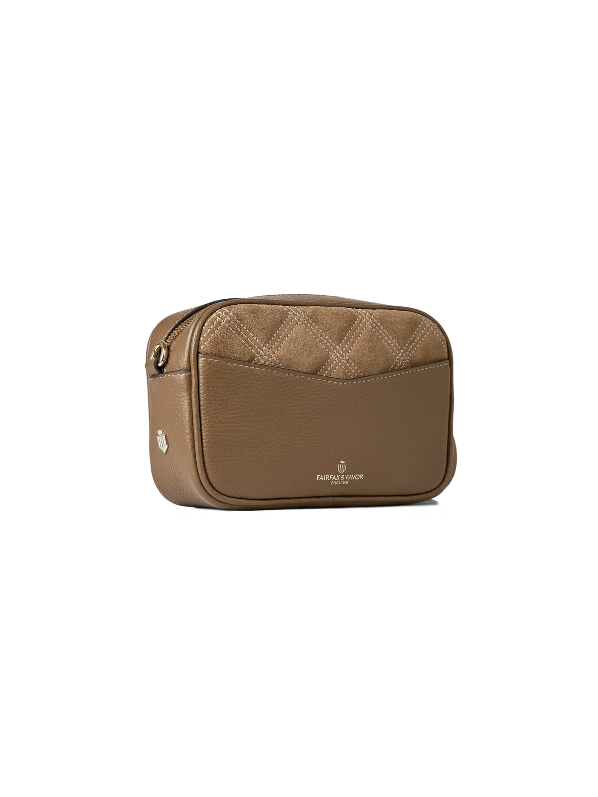 Farnham - Quilted Tan Suede