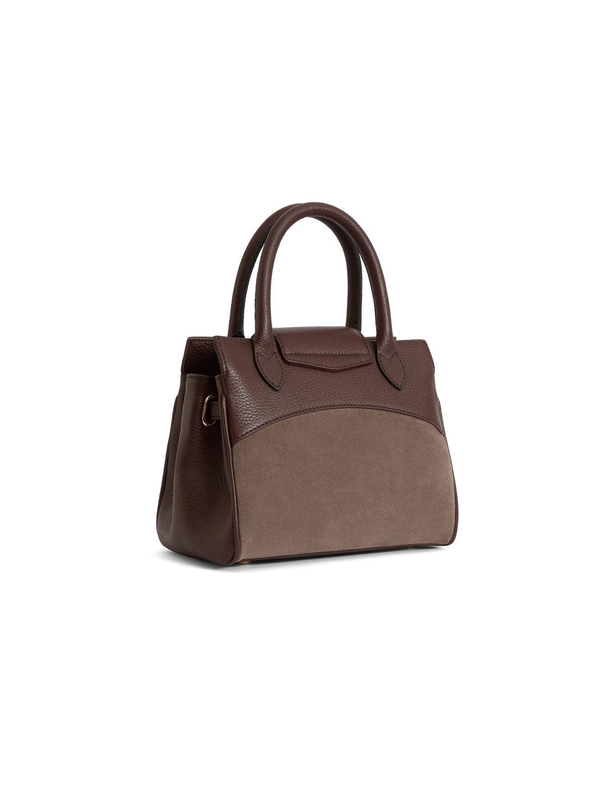 Mini Windsor - Port and Deep Taupe Suede (Stockist Exclusive)