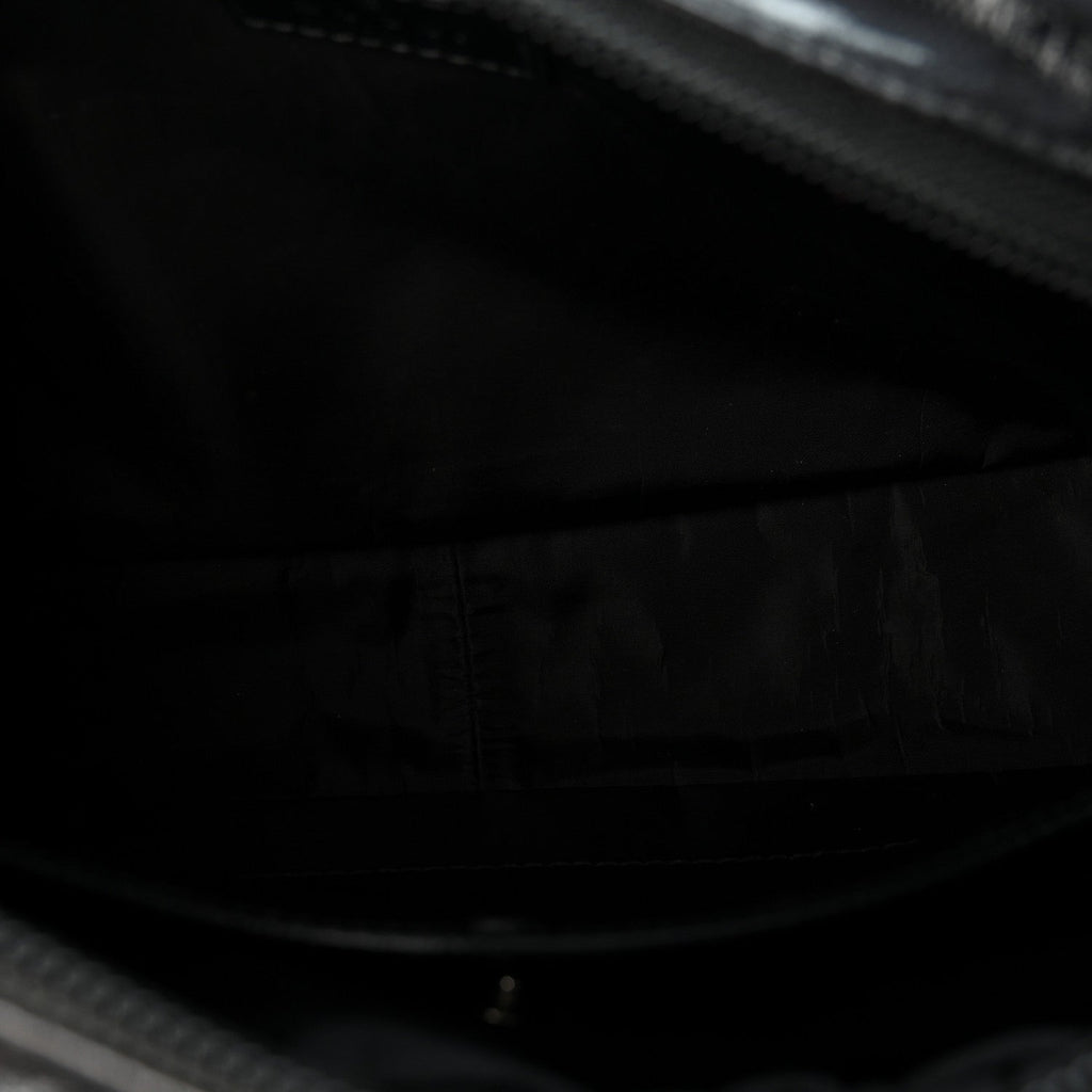 GG Crystal Monogram Mini Shoulder Bag Black