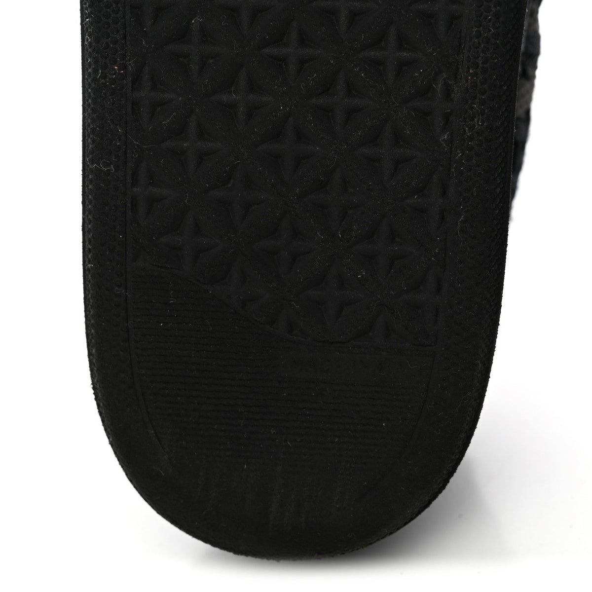 Shiny Technical Fabric Oblique Embroidered Womens Solar Slip On Sneakers 37.5 Black