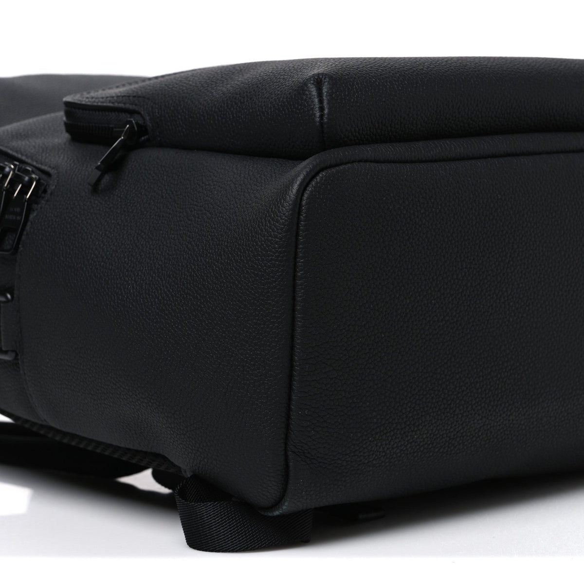 Calfskin Monogram Shadow Discovery Backpack Black