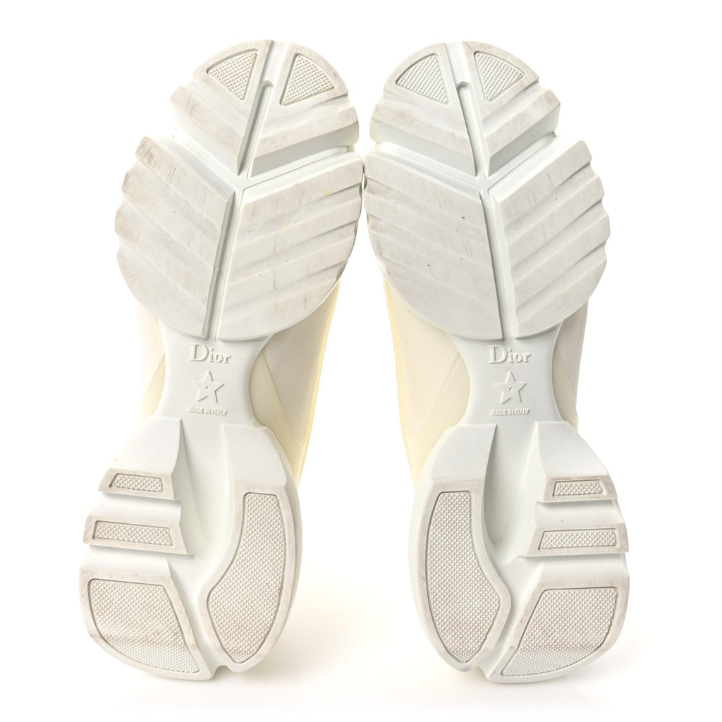 Technical Fabric Rubber Womens D-Connect Sneakers 37 White