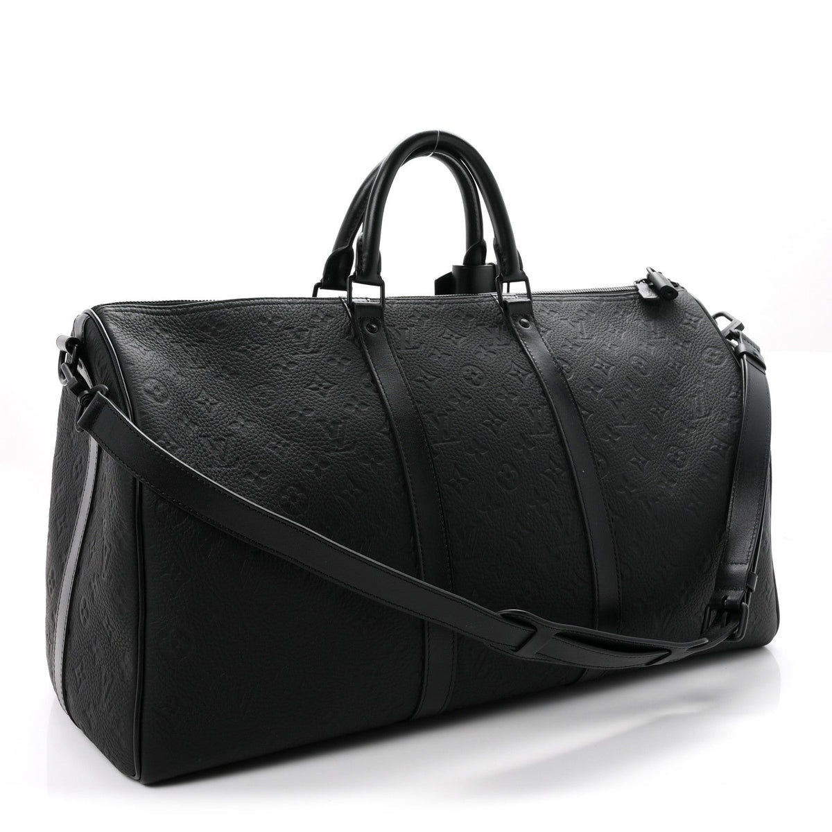 Taurillon Monogram Keepall Bandouliere 50 Black