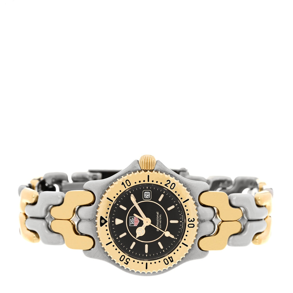 Stainless Steel 27mm Professional Quartz Watch Black WG1325
