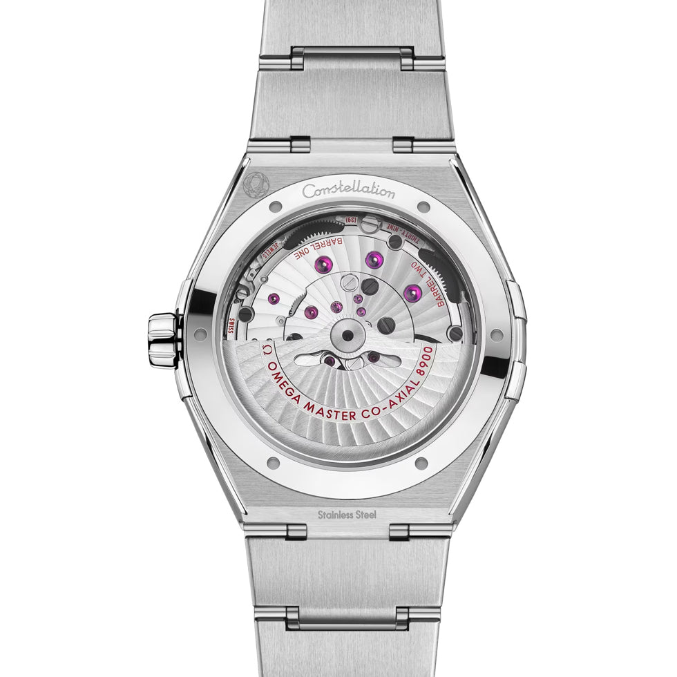 Omega 131.30.41.21.99.002 Constellation Meteorite Dial Steel on Steel 41mm