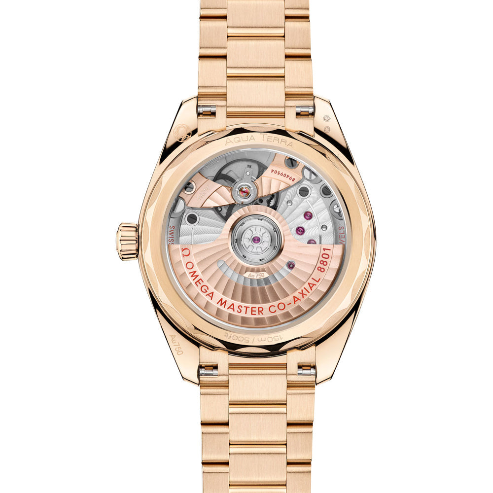 Omega 220.50.34.20.08.001 Seamaster Aqua Terra Shades Moonshine Gold