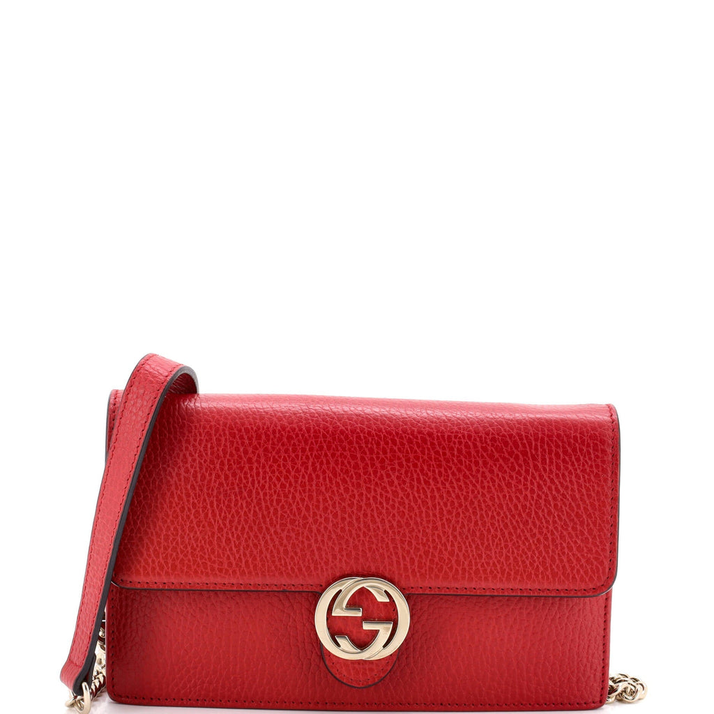 Interlocking Wallet on Chain Leather