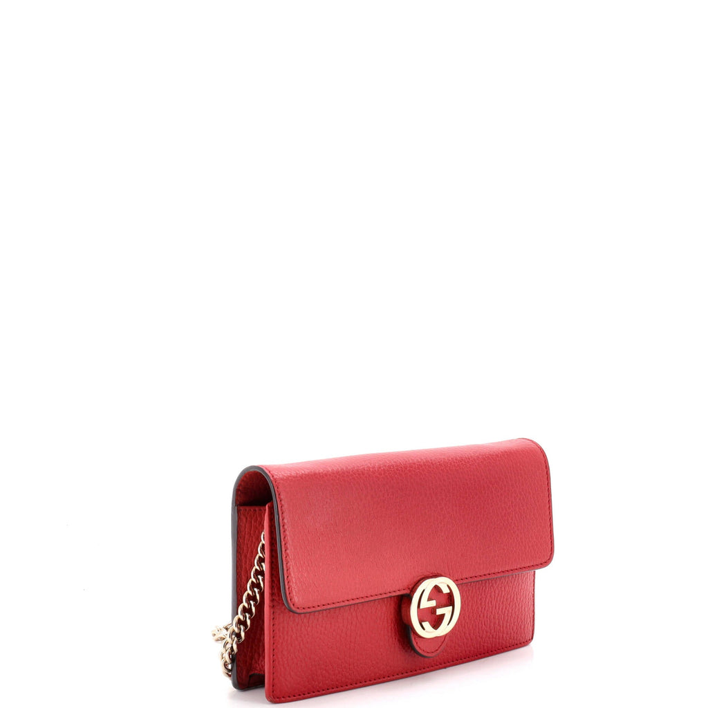 Interlocking Wallet on Chain Leather